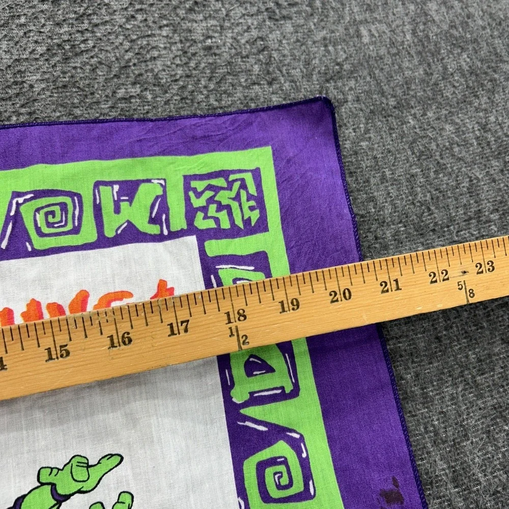 1990 Teenage Mutant Ninja Turtles Surfing Cowabunga Bandanna Handkerchief